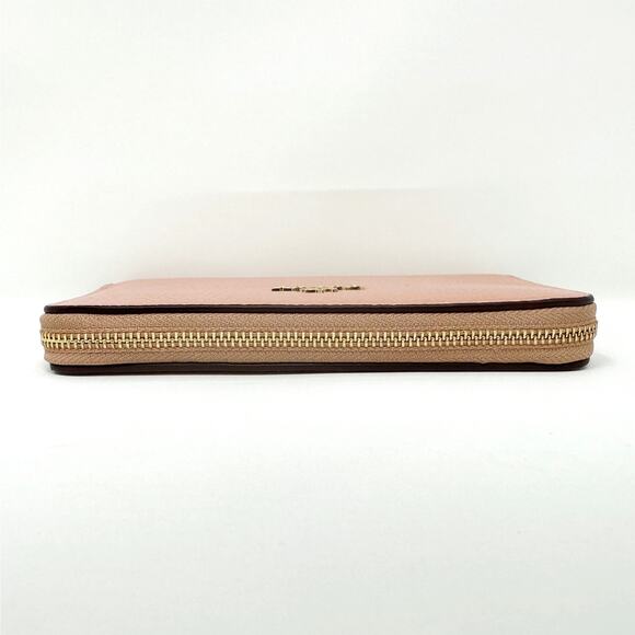 Coach Medium Id Zip Wallet in Shell Pink Leather C4124 - Picture 9 of 9